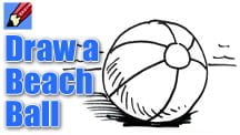 How to draw a Beach Ball Real Easy