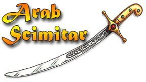 How to draw and Arab Scimitar Sword