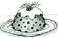 How to draw a christmas pudding – Real Easy