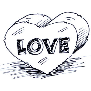 How to draw a heart of Stone