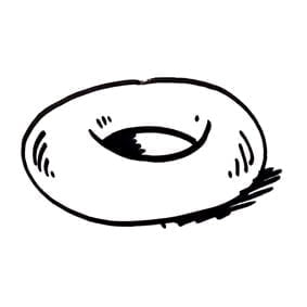 How to draw a Doughnut