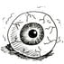 How to draw a Scary Eye Ball