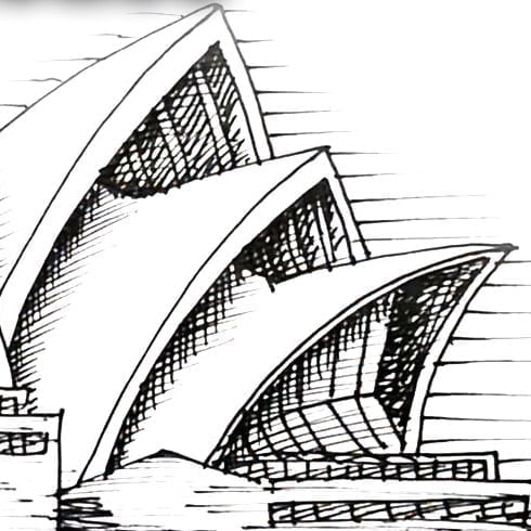 How to Draw the Sydney Opera House – Shoo Rayner
