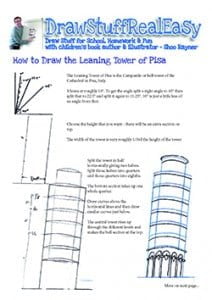 How to draw the leaning tower of Pisa Step by Step_Page_1